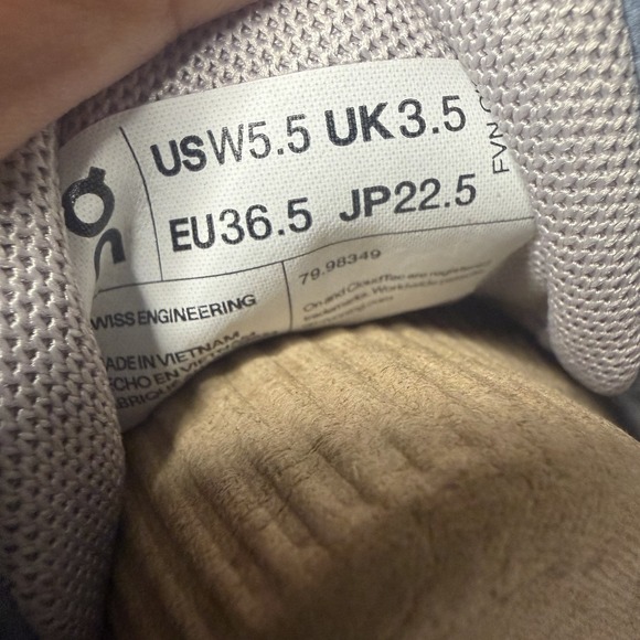 ON Run Women's Cloud 5 Combo Ray / Metal Sneaker 79.98349 US Size 5.5 - Picture 7 of 7